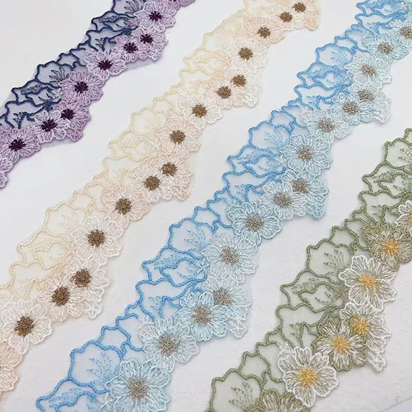 Quomodo Embroidery Lace Creata et Used in Modern rhoncus Design?