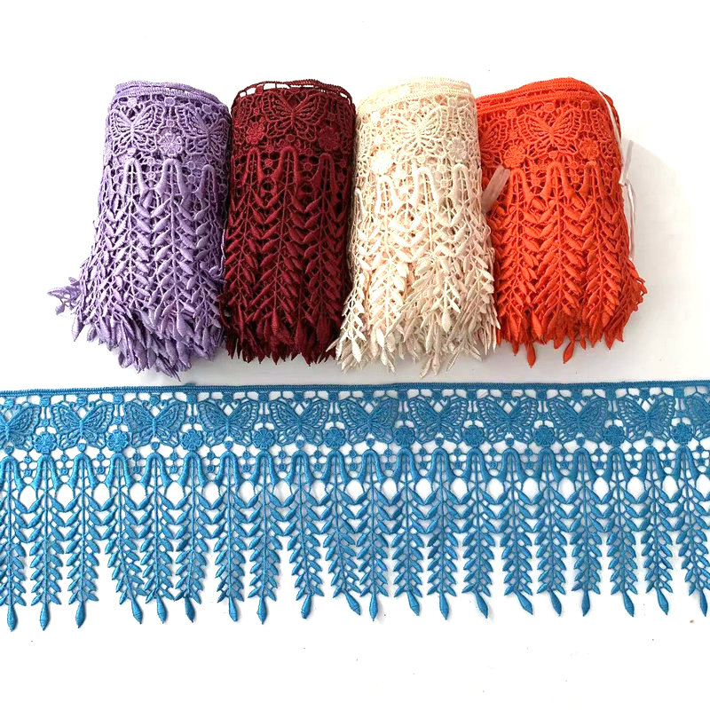 Wholesale Latest Model High Quality Polyester Fringe Lace
