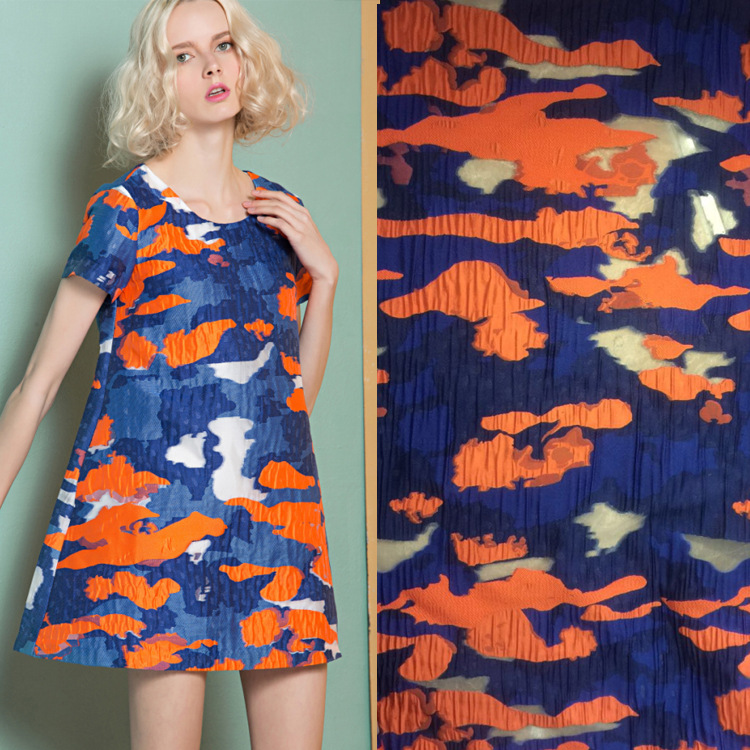 Warp Textile Printing Embroidery Fabric Jacquard Fabric for Dress