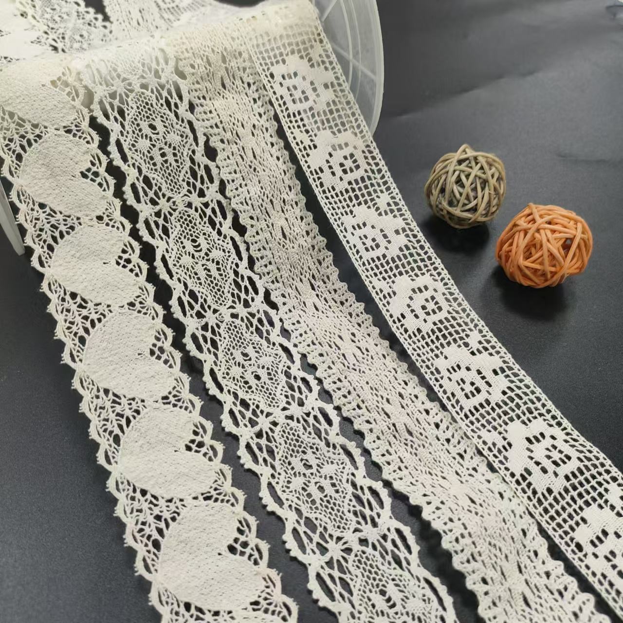 Alba C% angusta Cottonus Lace Trim Crochet plumaria Lacedaemonium