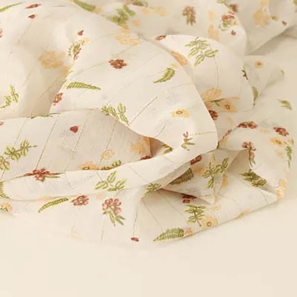 Sericum Chiffon Jacquard Dyed Fabric